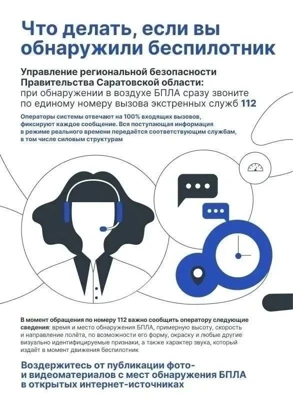 ▶️Напоминаем о действиях при обнаружении БПЛА