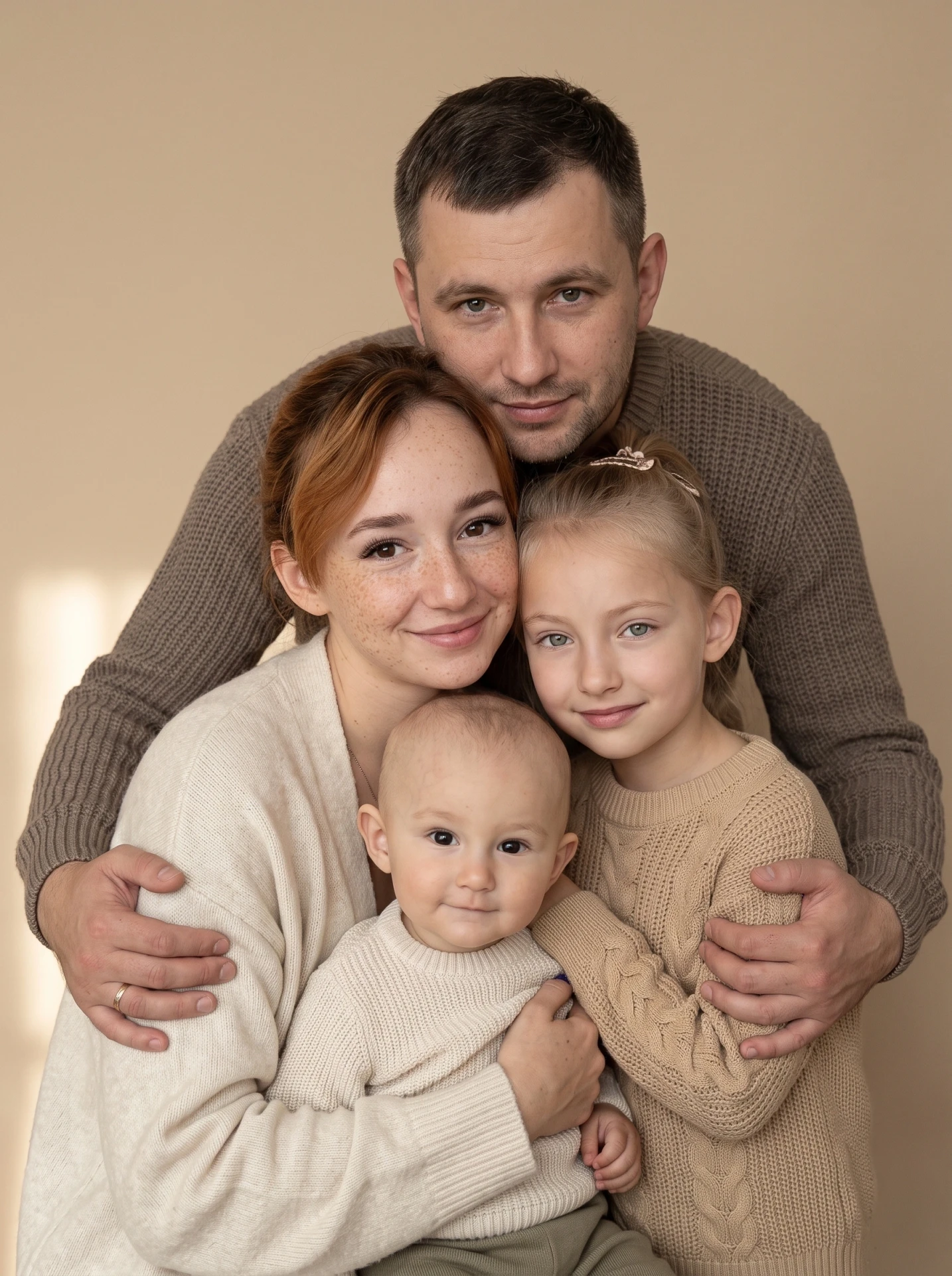 Создано с помощью сервиса Семейный портрет в тёплой студии