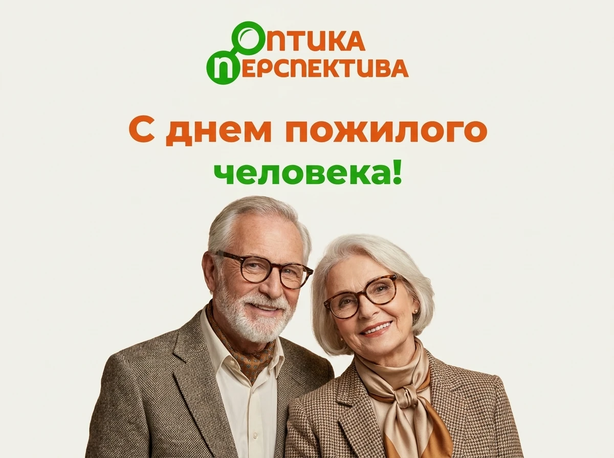 🎉 От всего коллектива «Оптика Перспектива» поздравляем с Днём пожилого человека! 🎉
