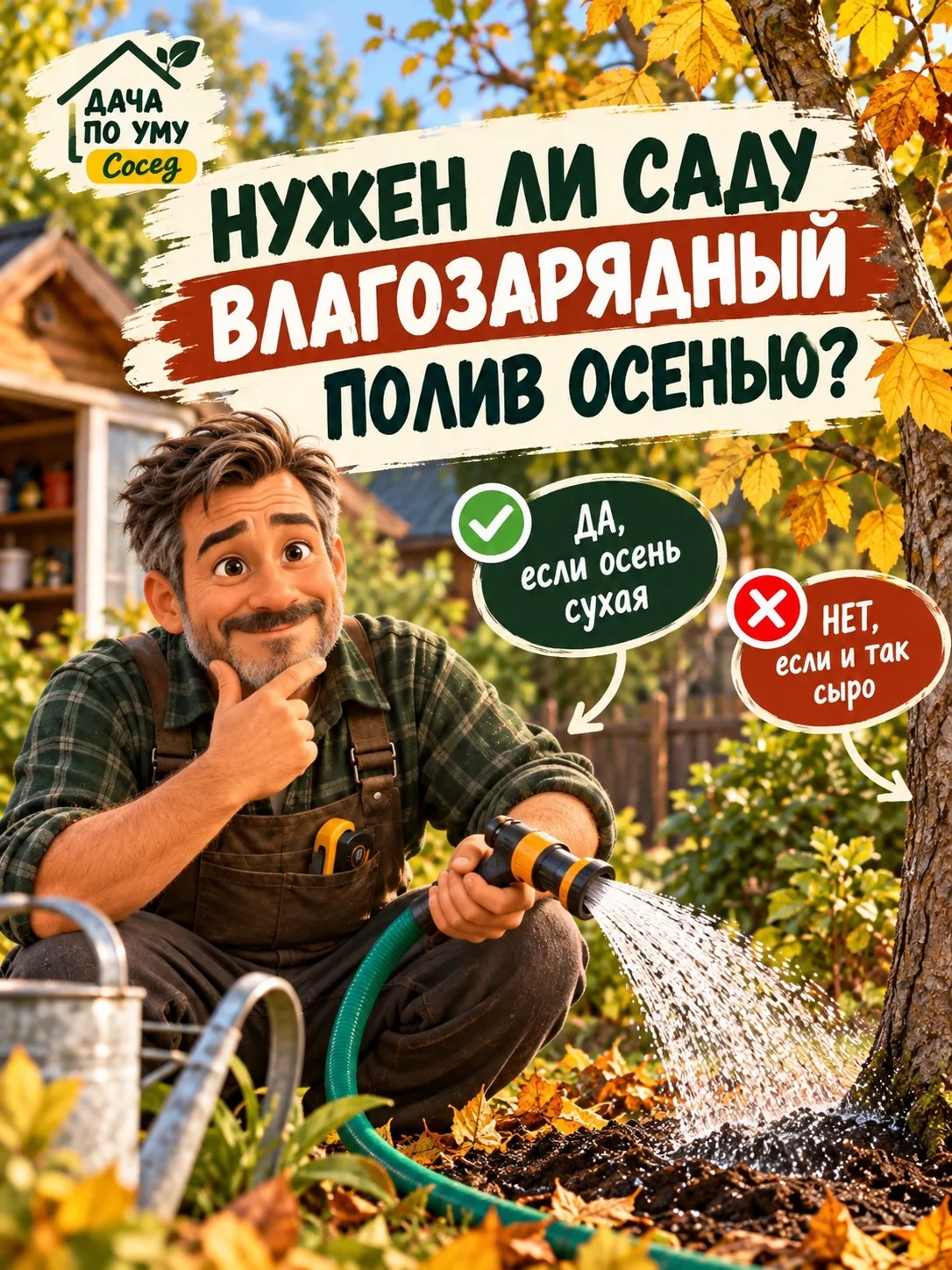 Каждую осень можно услышать совет: «Перед зимой обязательно хорошенько пролейте все дер...