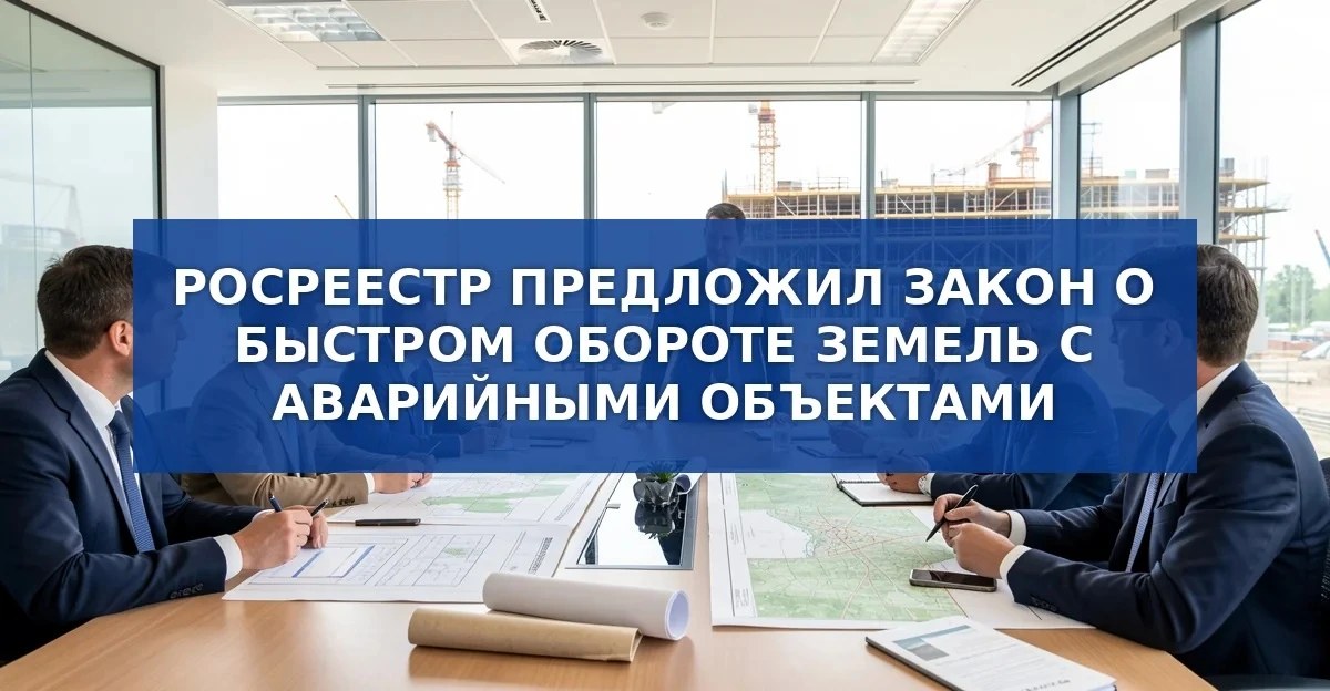 Новый законопроект Росреестра: ускоренное вовлечение земель с аварийными объектами в об...