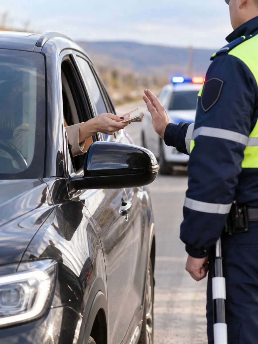 🚔 Пьяная автолюбительница пыталась дать взятку инспектору ДПС