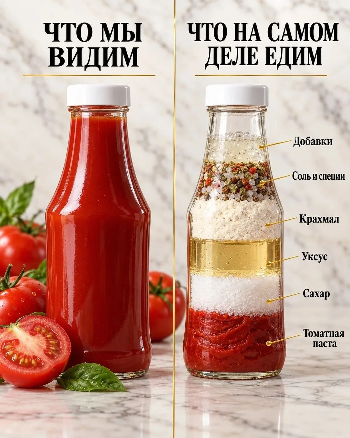 😅Нам кажется, что мы знаем, из чего состоят привычные продукты… А если посмотреть на с...
