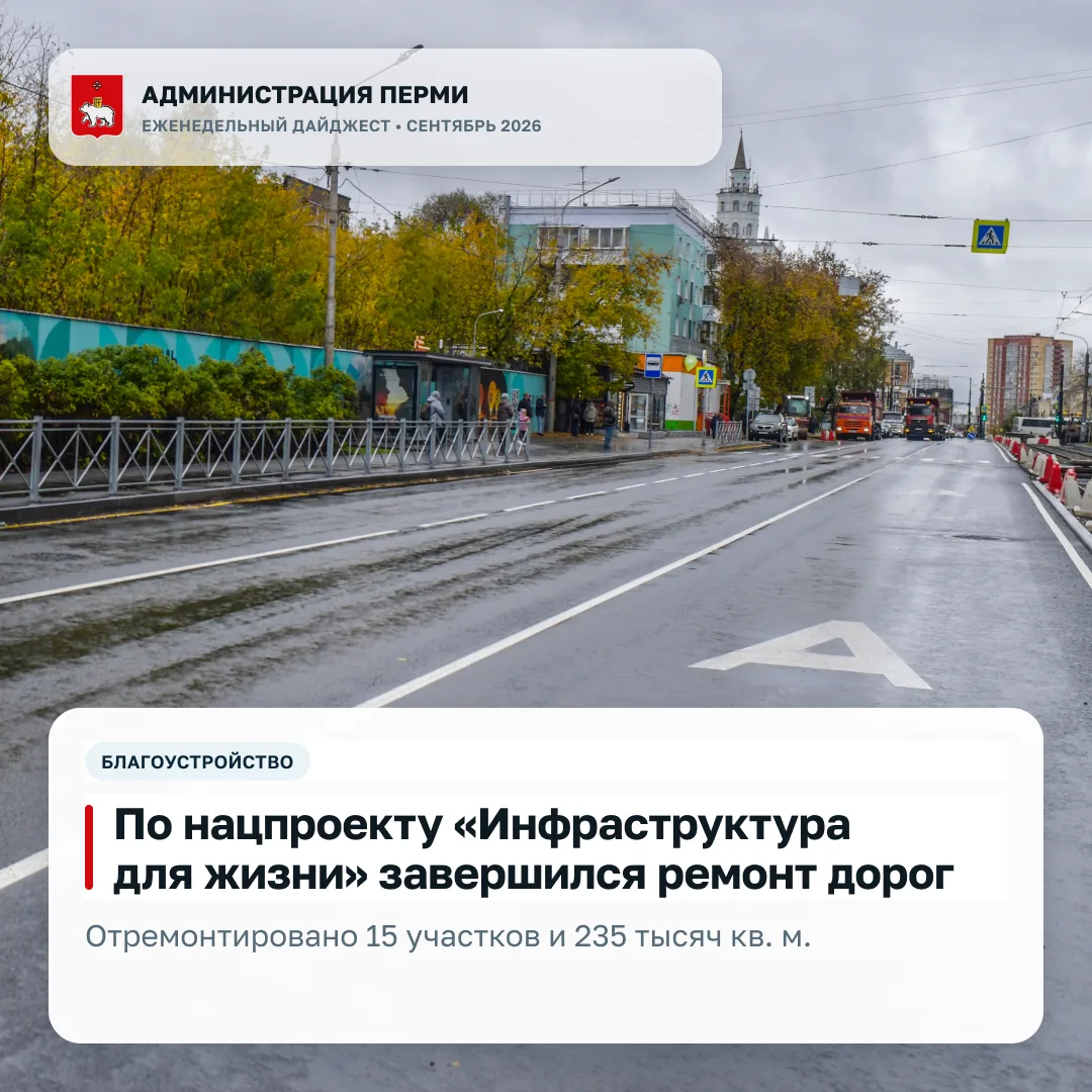 Подготовили дайджест с главными новостями Перми этой недели