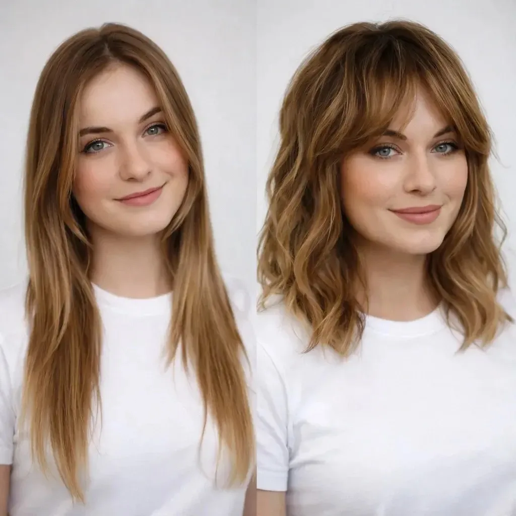 💇‍♀️Рубрика ДО/ПОСЛЕ голосуем девочки