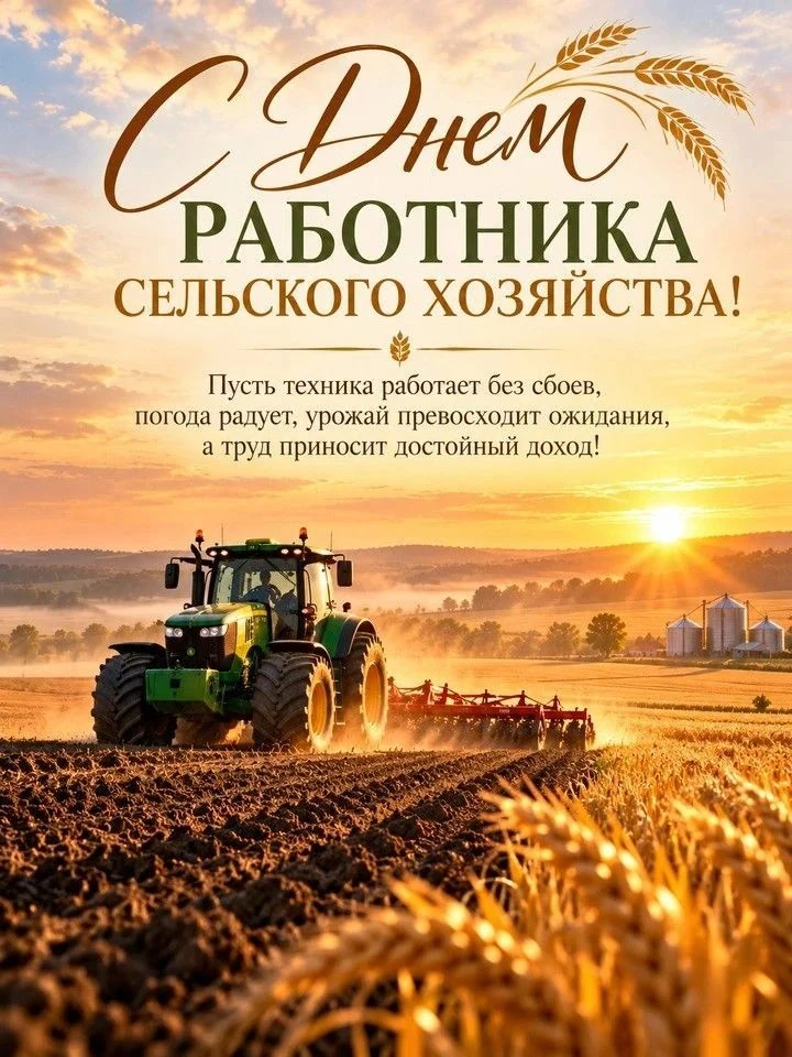 11 октября - День работников сельского хозяйства!                                      ...