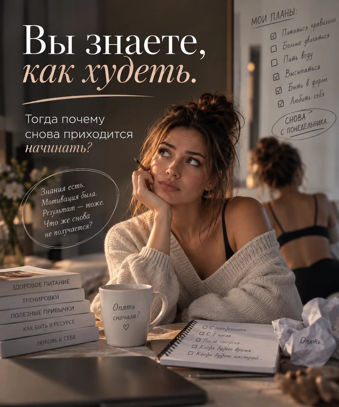 Вы знаете, как худеть. Серьёзно, знаете.