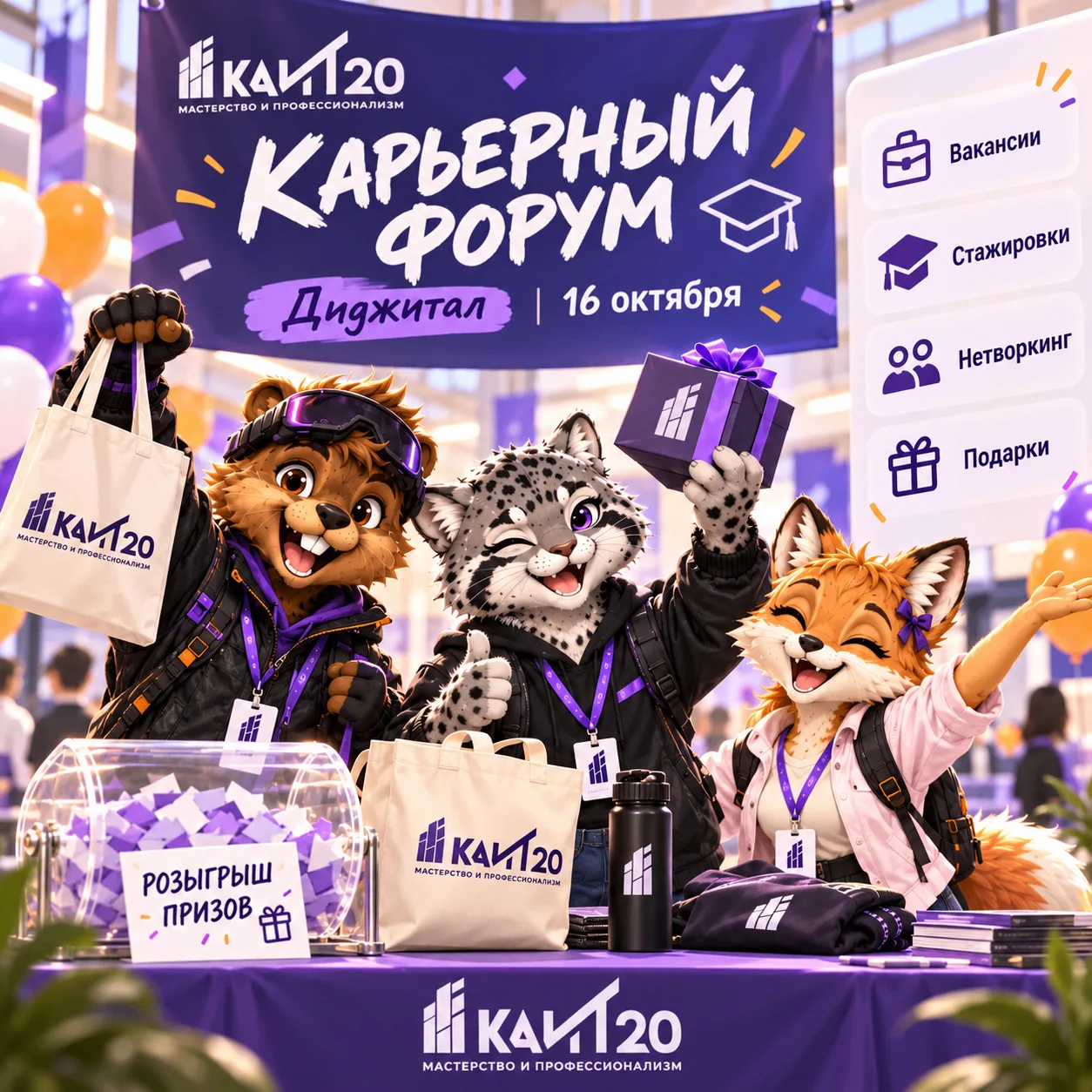 💜 Карьера начинается в #КАИТ20!