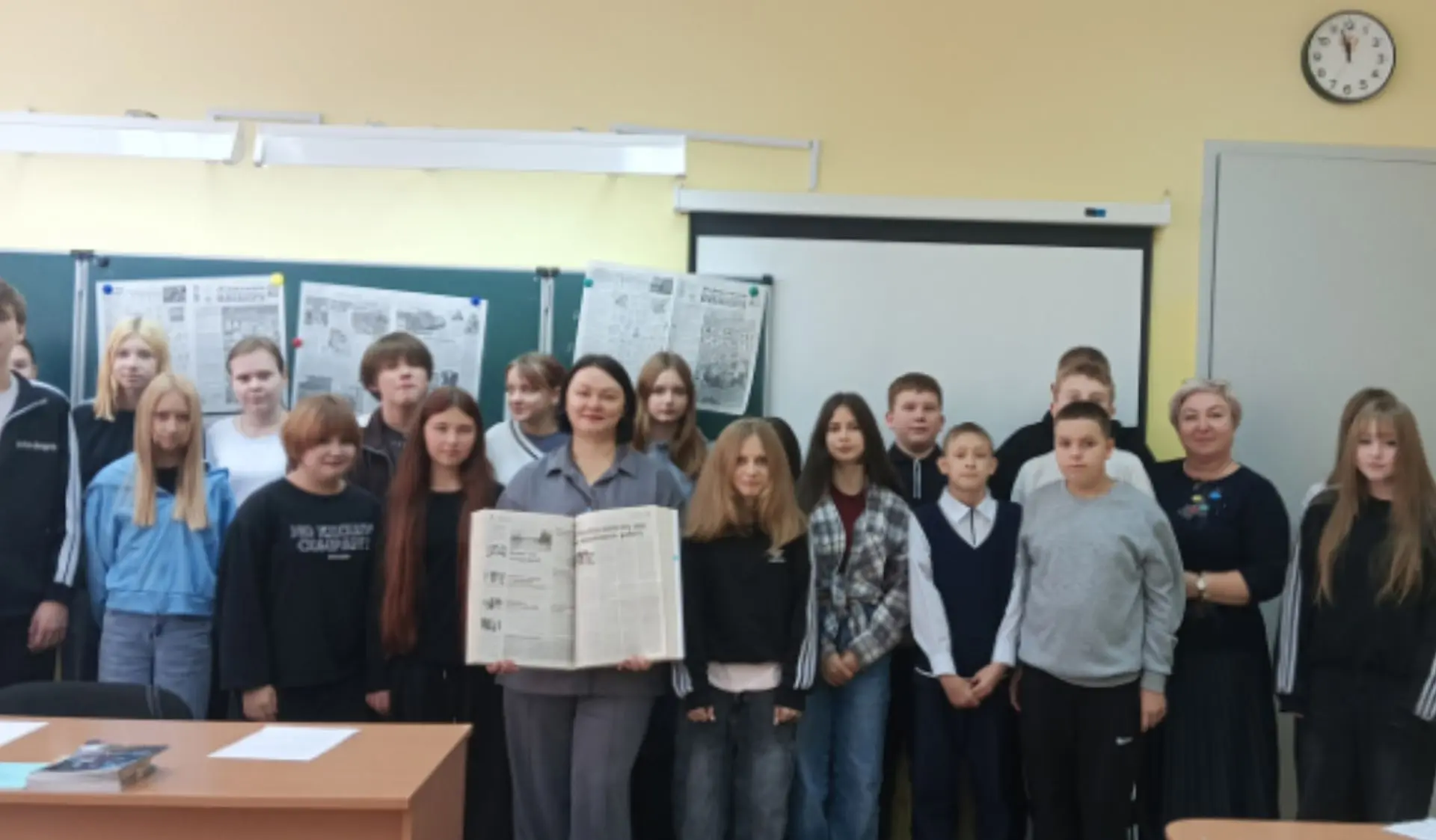 В МБОУ СОШ № 1 прошёл необычный урок русского языка в 7 «В» классе — ребята погрузились...