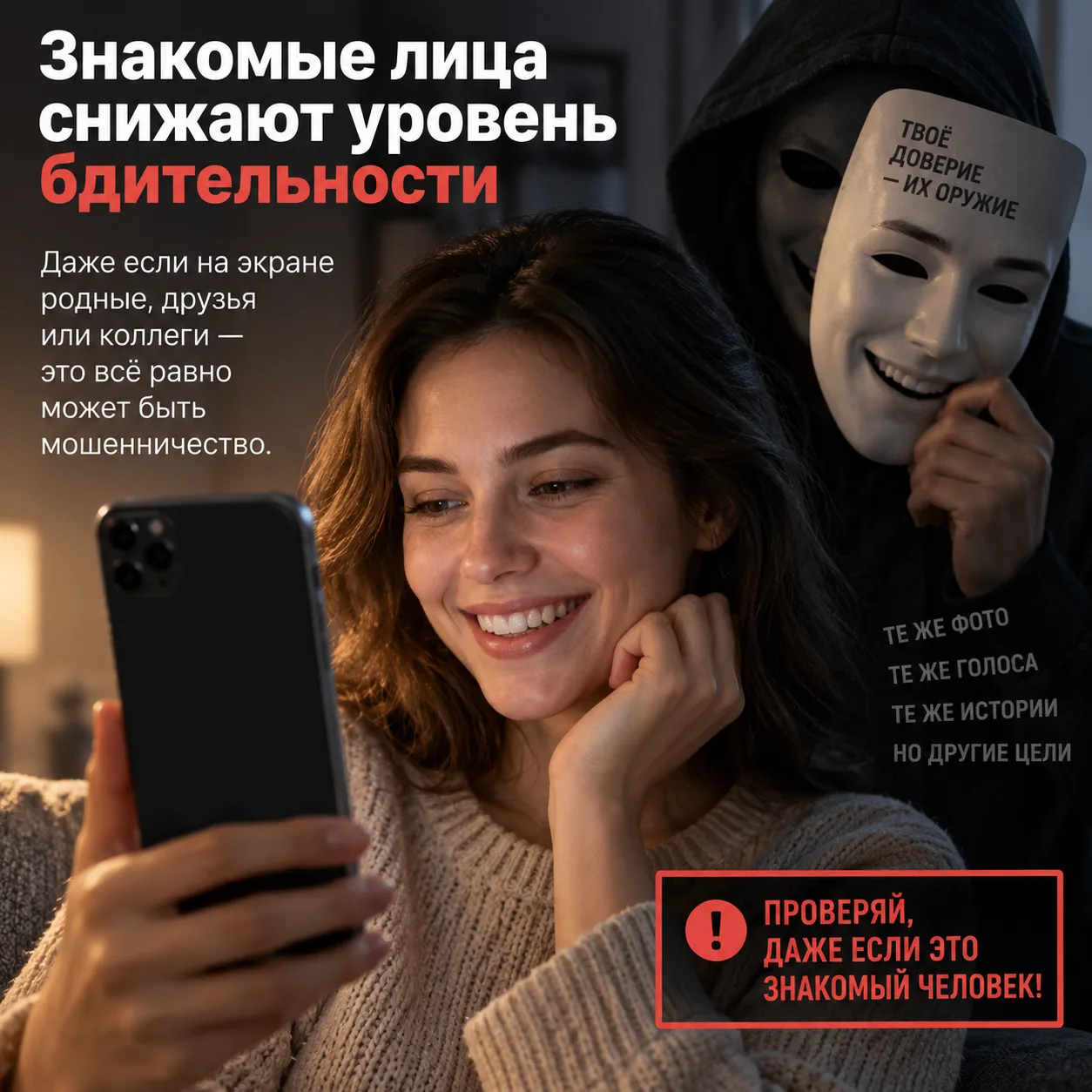 Сообщения, которые якобы пришли от ваших друзей, членов семьи или коллег, могут быть ос...