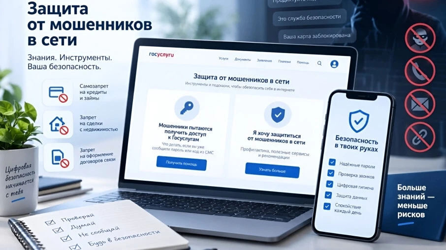 Защита от мошенников в сети.