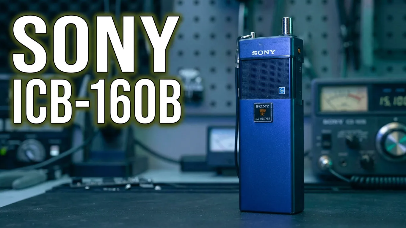Sony ICB-160B необычная японская СиБи-радиостанция 70х годов.