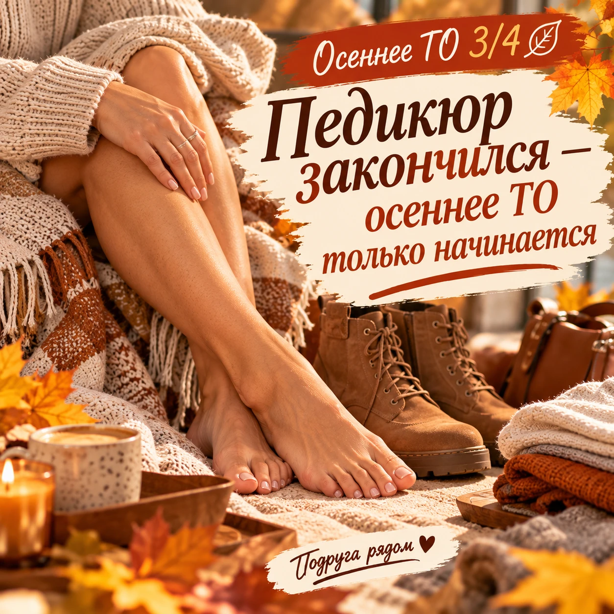 🍂 Осеннее ТО 3/4: ноги