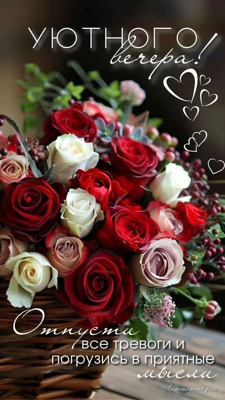🥰Ставьте реакции и делитесь открыткой с близкими ❤️