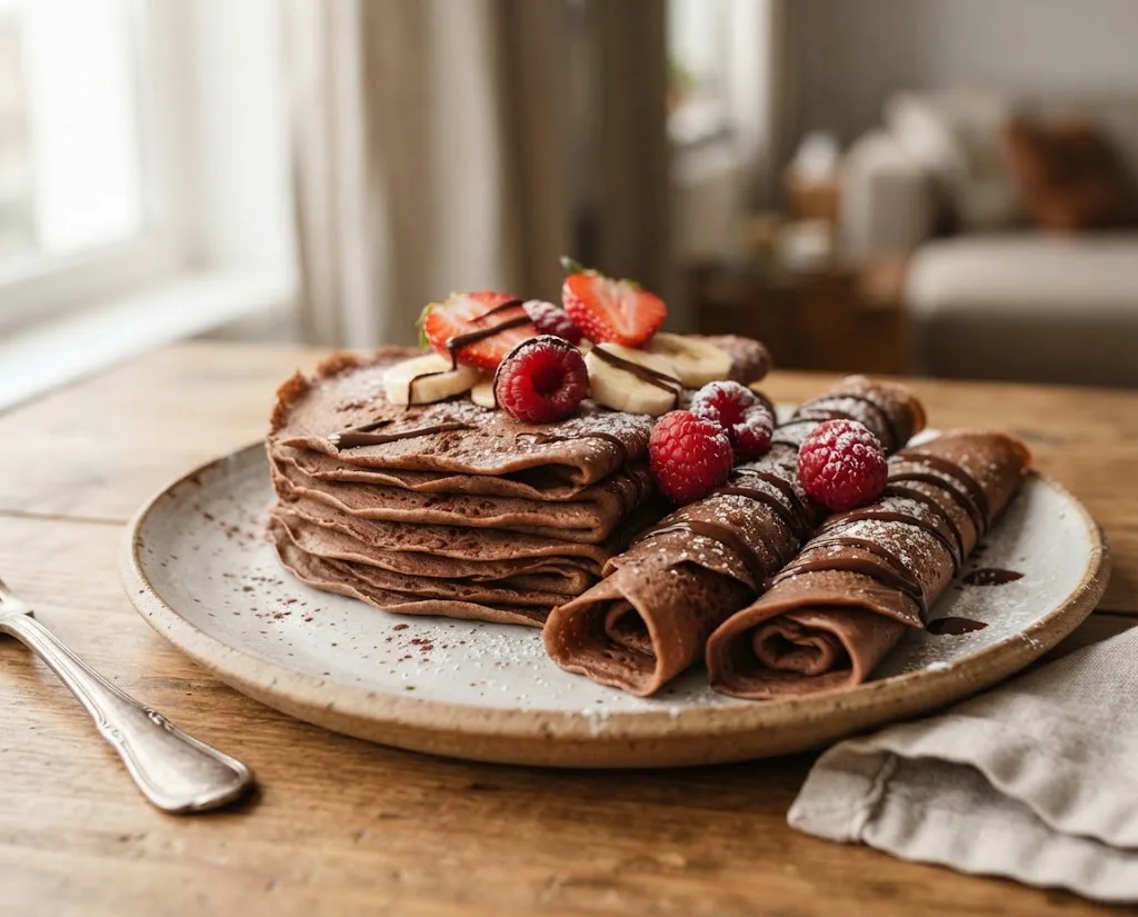 🍫 ТОНКИЕ ШОКОЛАДНЫЕ БЛИНЧИКИ — НАСТОЯЩЕЕ НАСЛАЖДЕНИЕ! 🥞