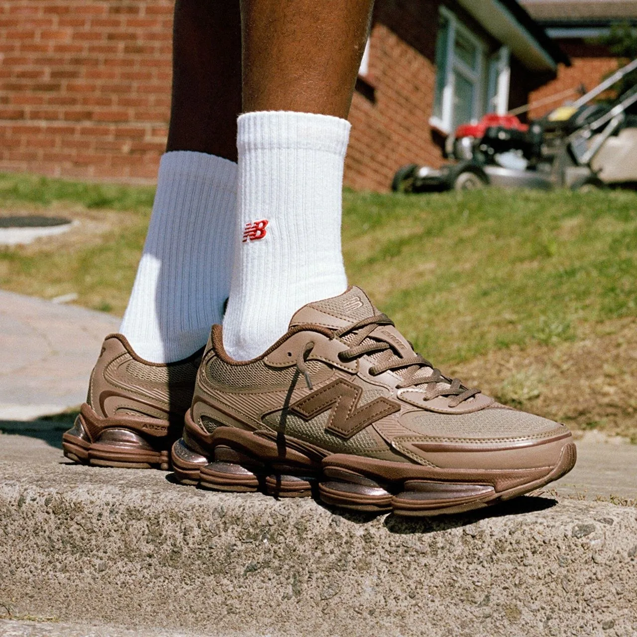 💯💯💯💯 #newbalance Коричневые унисекс-обувь New Balance 2000 U20004EY