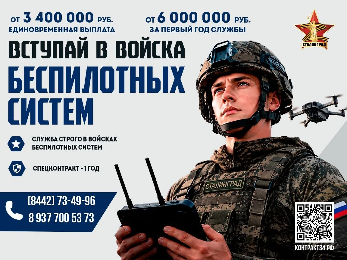 Встань на защиту Родины: вступай в воска беспилотных систем, выбор настоящих мужчин!