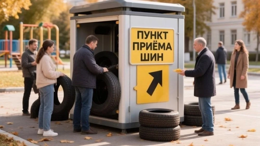 В Кирове открыт пункт приема старых автопокрышек