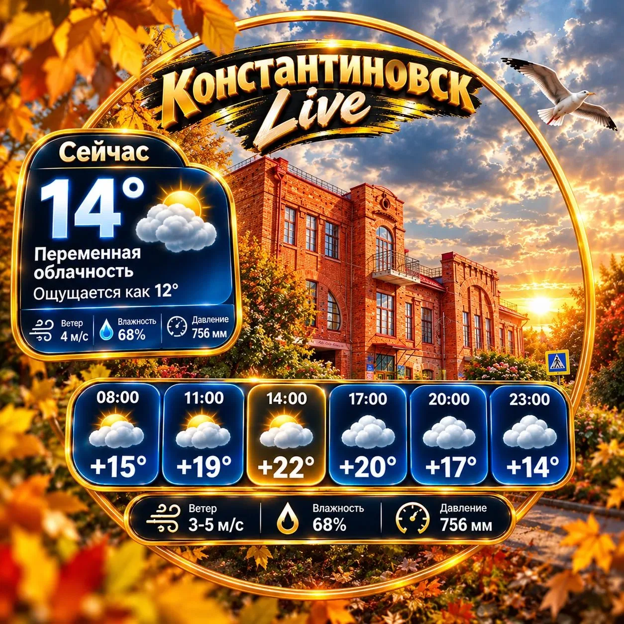 🌤 ДОБРОЕ УТРО КОНСТАНТИНОВСК!