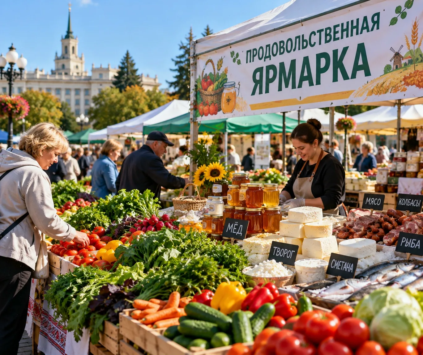🥕 В Ставрополе в выходные пройдут продовольственные ярмарки!