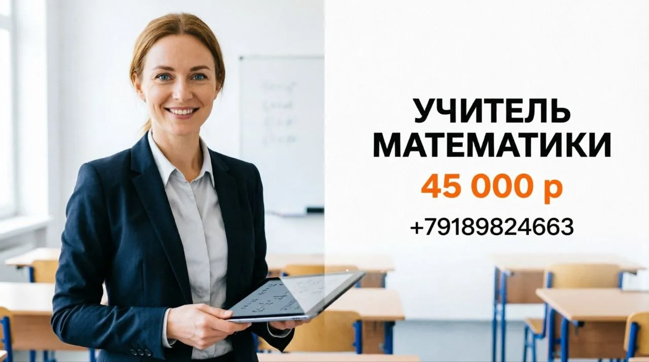 УЧИТЕЛЬ МАТЕМАТИКИ | 45 000 р