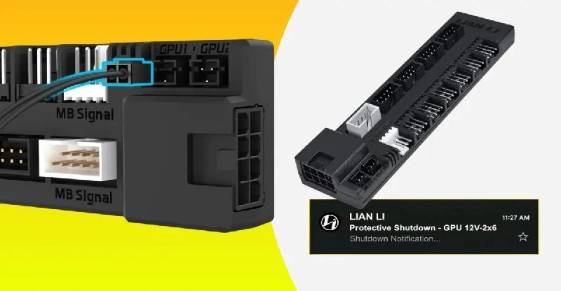 Lian Li представила хаб, который отключит ПК при перегреве разъёма 12V-2x6
