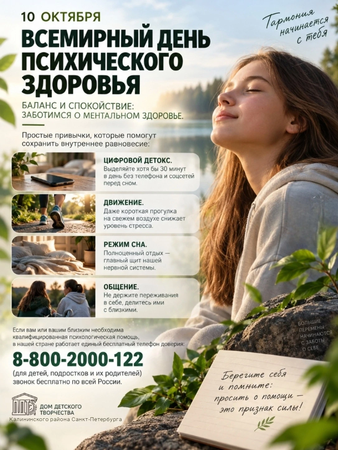 🧠 Баланс и спокойствие: заботимся о ментальном здоровье. Дзен: «В моем мире всё спокой...