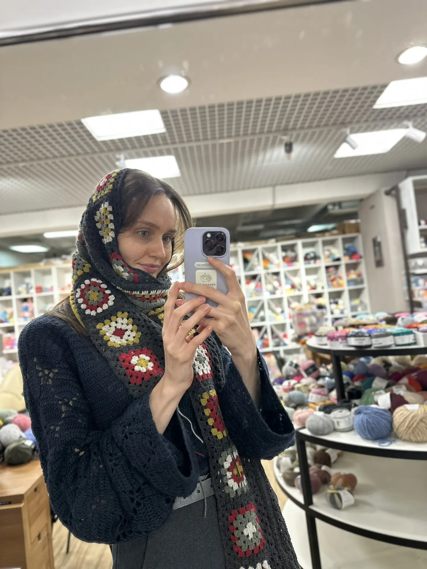 Невероятная работа Оли из пряжи Cashmere 16 Fine 🔥