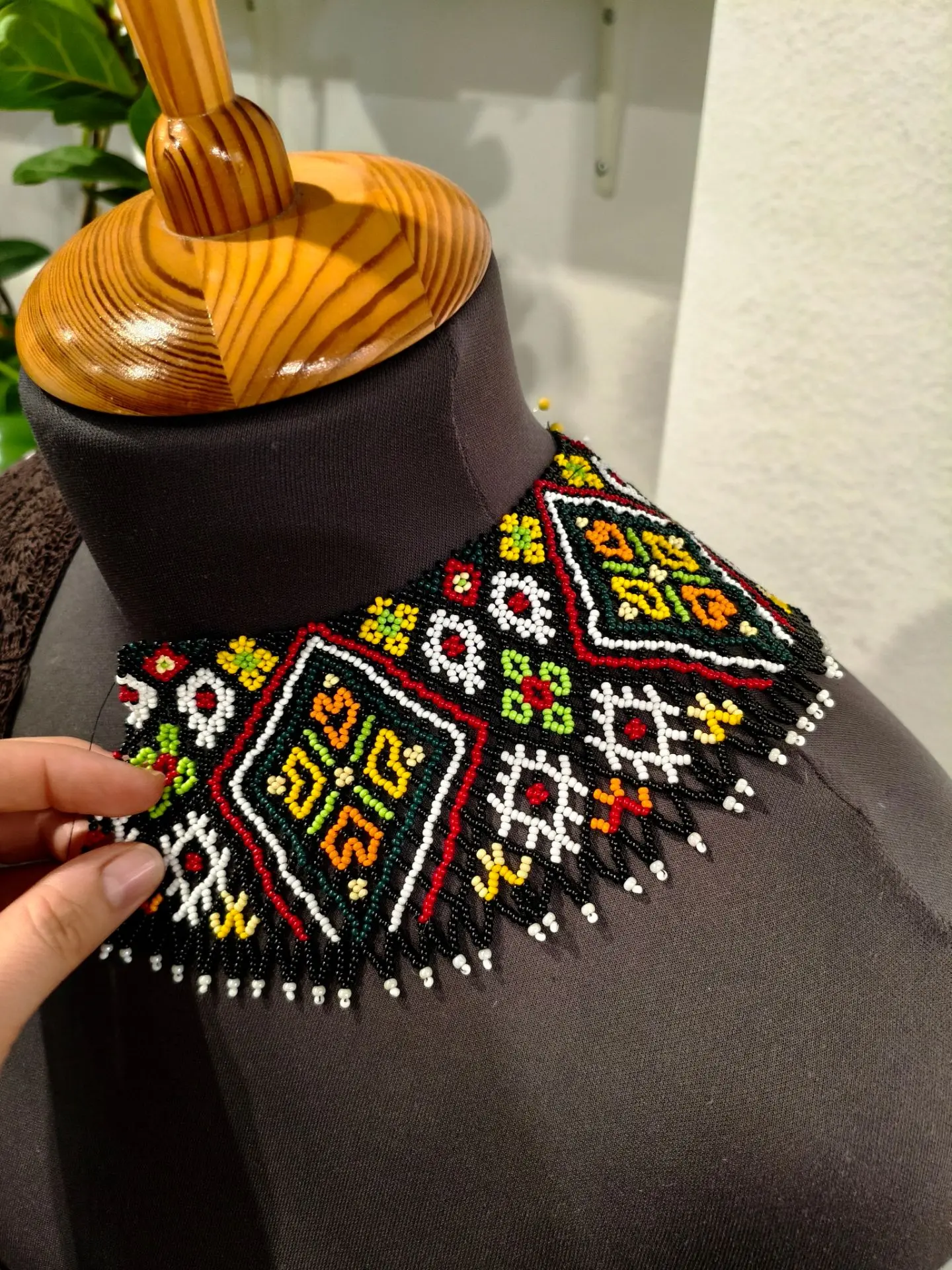 Поменяла бисер и начала по-новой