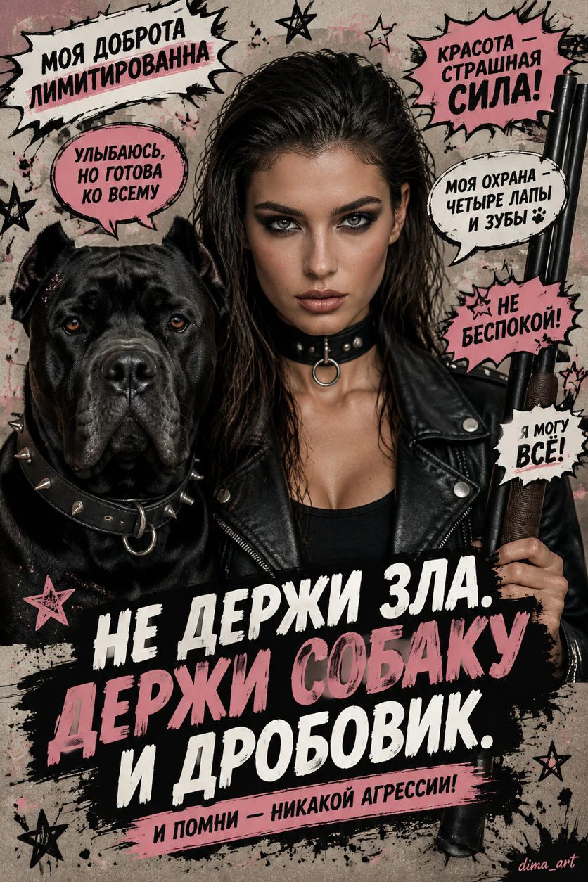 GPT Image 2.5. Создай изображение: дерзкий fashion-постер в стиле realistic comic edito...