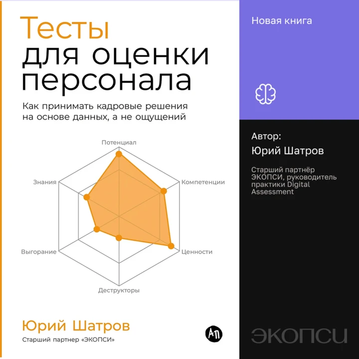 Вышла книга о тестах в оценке персонала