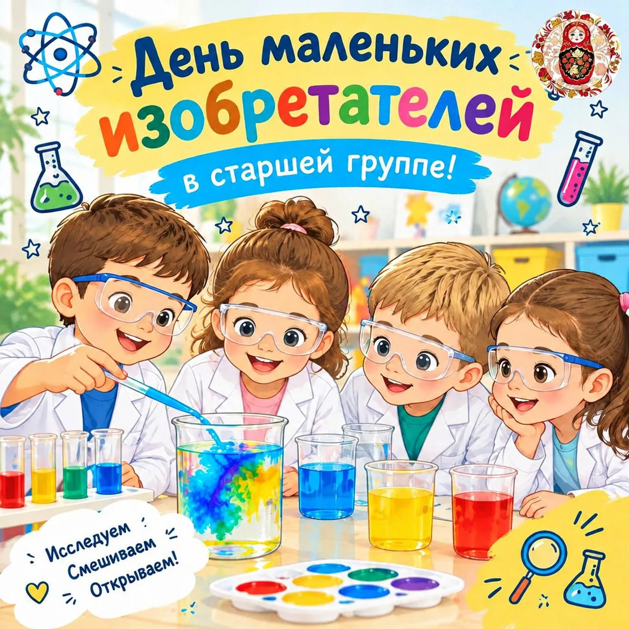 🧪🔬 День маленьких изобретателей в старшей группе! 🌟