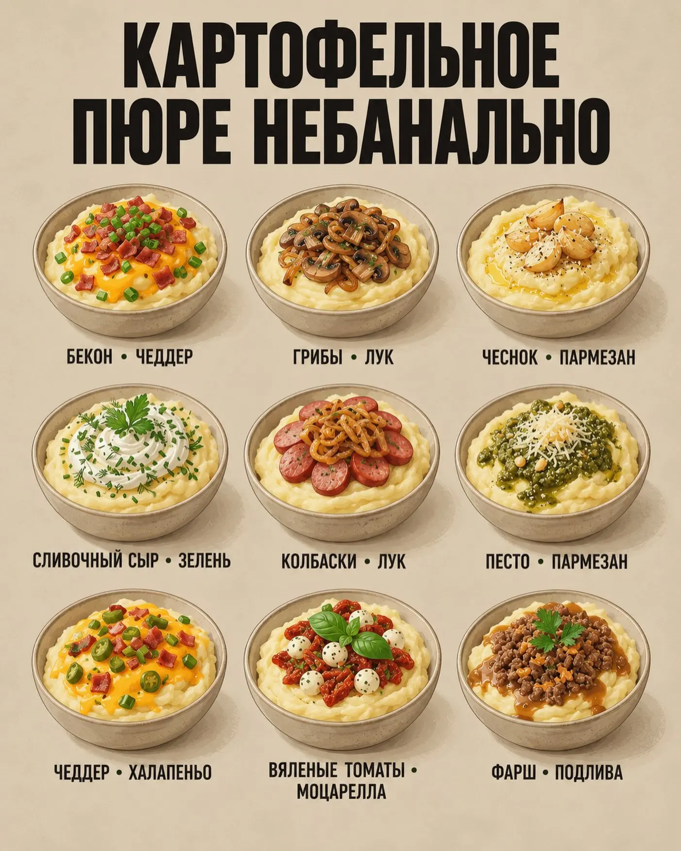 🥔 9 СПОСОБОВ ПРЕВРАТИТЬ ОБЫЧНОЕ ПЮРЕ В НАСТОЯЩУЮ ВКУСНЯТИНУ! 🔥
