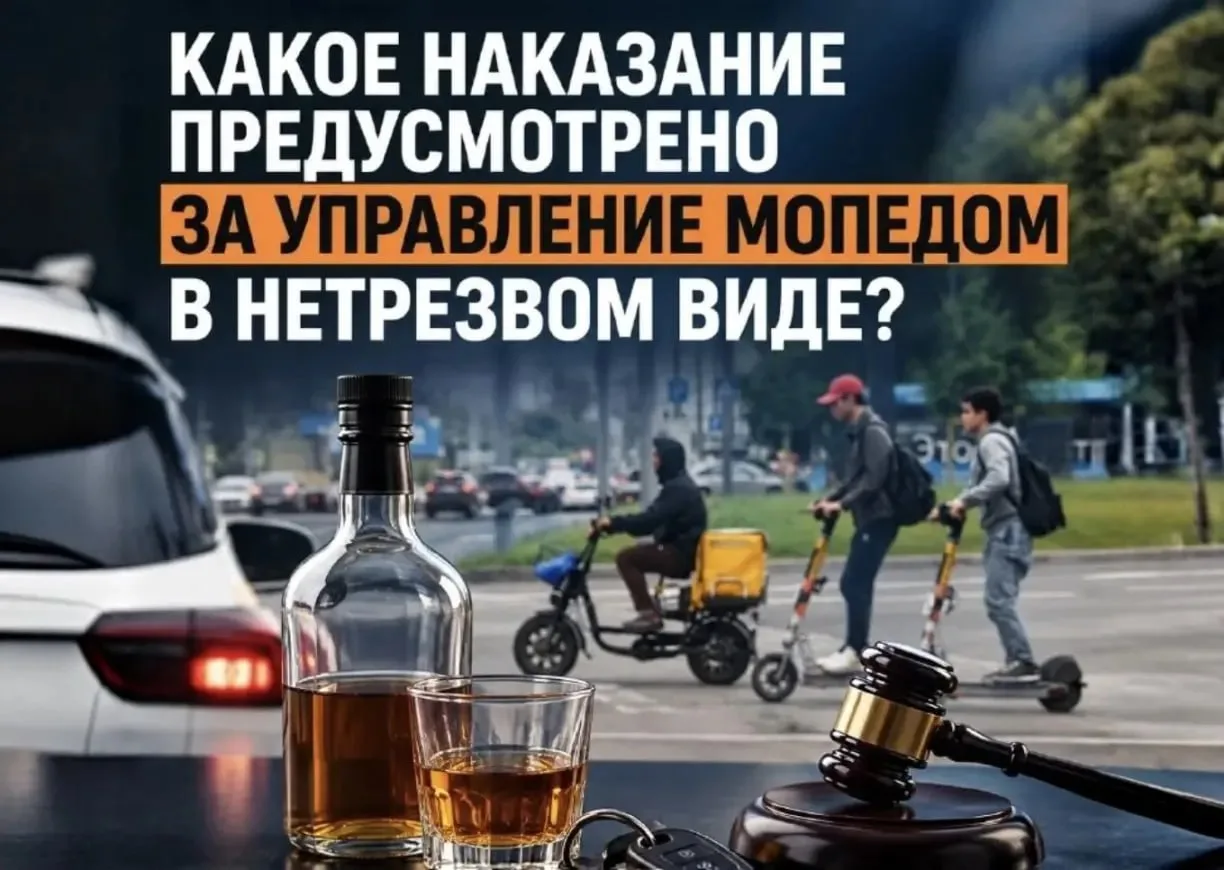 Верховный суд подтвердил, что за управление мопедом в нетрезвом виде грозит лишение прав.