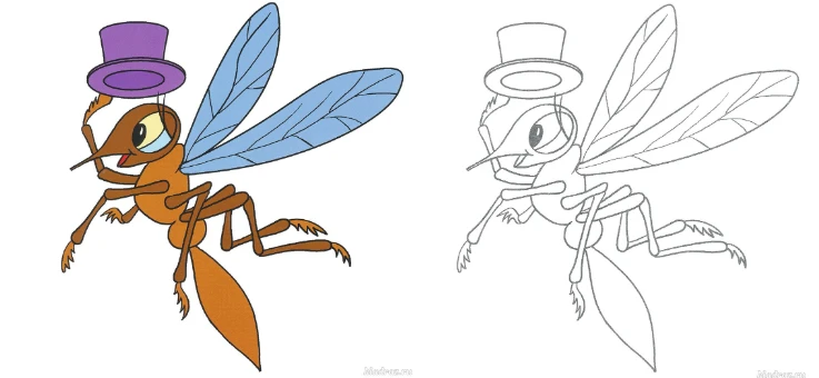 🦋 Маленькие чудеса природы — Раскраски «Насекомые» для детей 4–5 лет