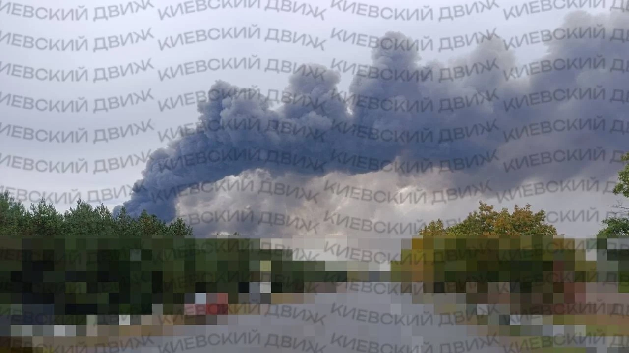 🇷🇺🇺🇦 Реактивная Герань атаковала склад в Бучанском районе, Киевской области