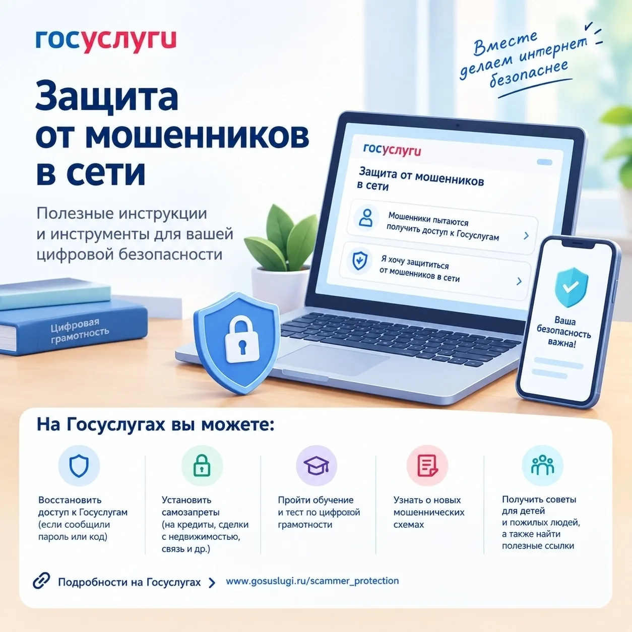 🔐 Как защититься от мошенников в интернете?