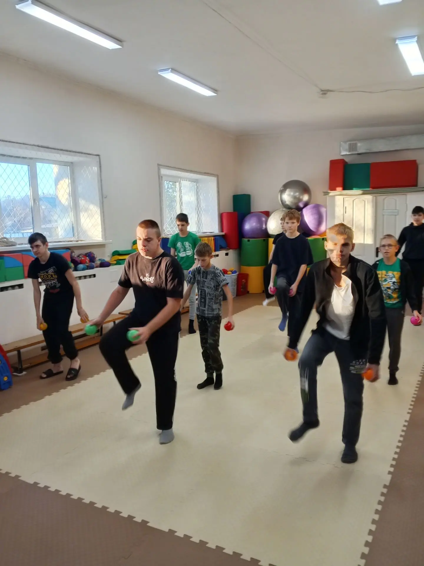 Утренняя гимнастика.
