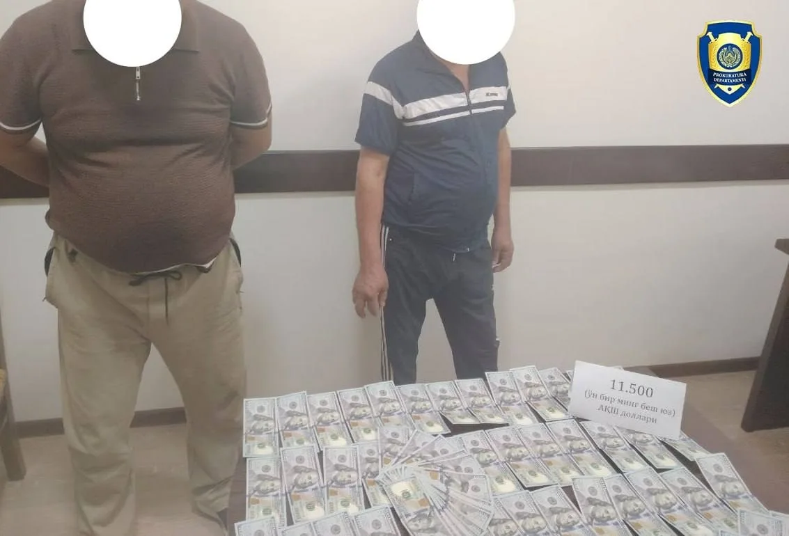 В Наманганской области задержали двух людей при получении $11,5 тыс. за оформление земли