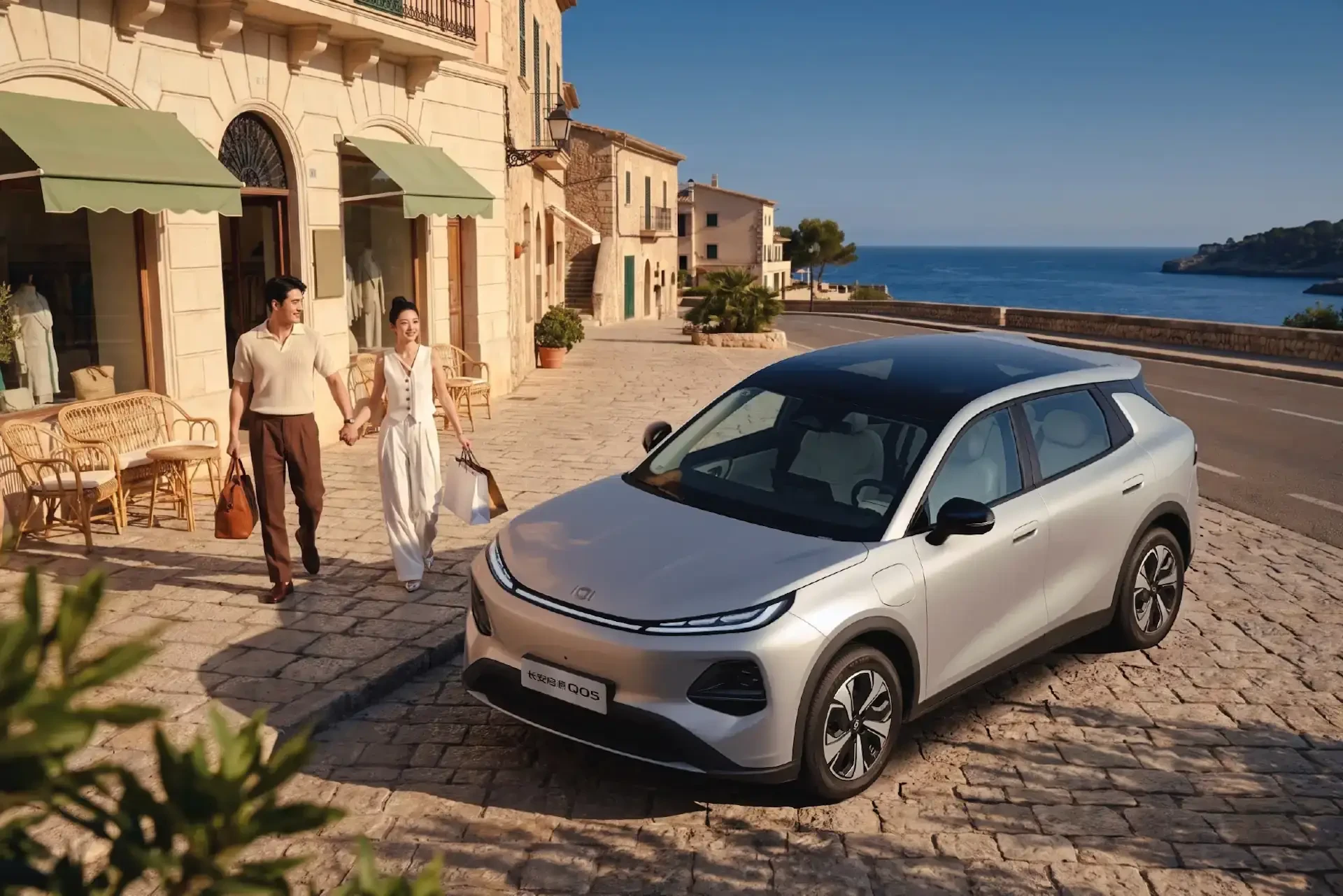 В Китае стартовали продажи обновленного электрического кроссовера Changan Nevo Q05 2027...