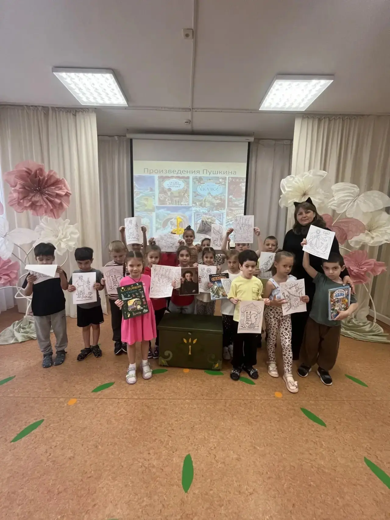 📚Волшебное путешествие по сказкам Александра Сергеевича Пушкина состоялось! Ребята из ...