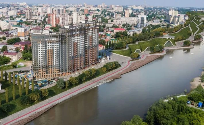 Застройщик начал подготовку к строительству набережной Ковша в Барнауле