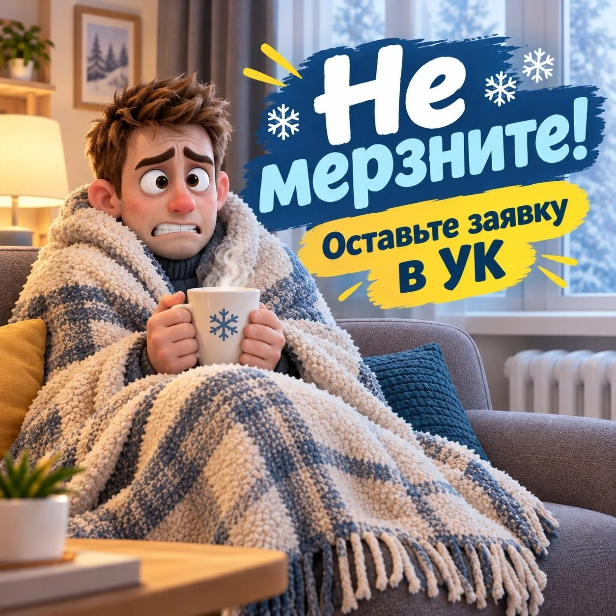 🌡 Включили отопление, но в квартире холодно?