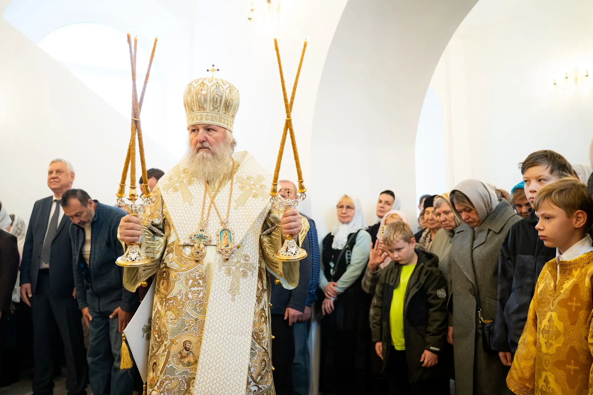 11 октября в Нягани освятяли новый храм в честь Владимирской иконы Божией Матери