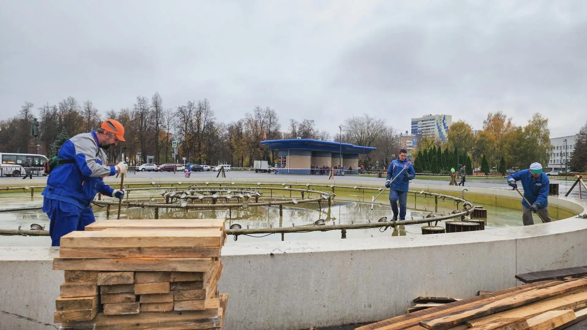 💦 Фонтаны Подольска готовят к холодам