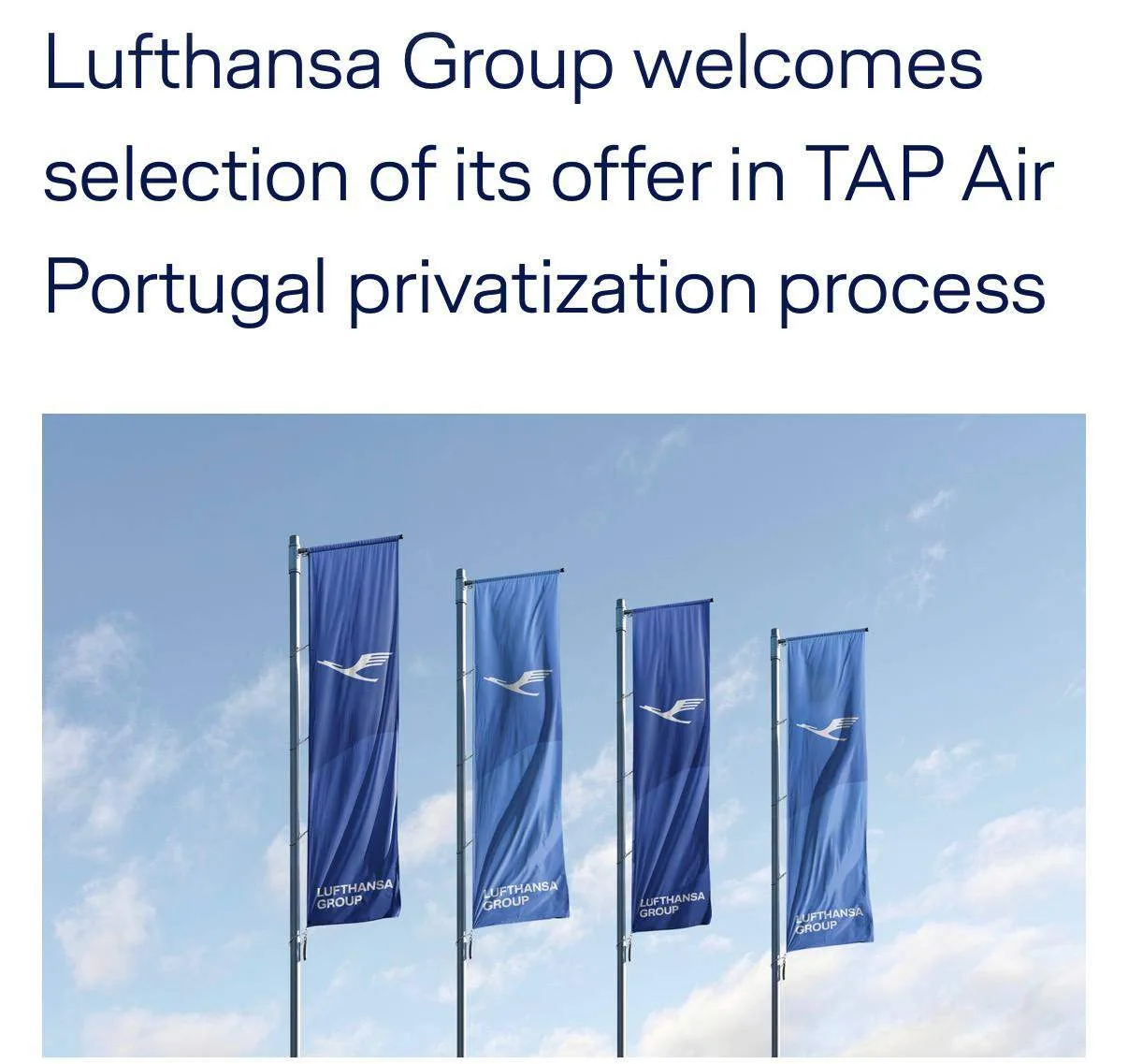 Lufthansa Group пополнится TAP Air Portugal.