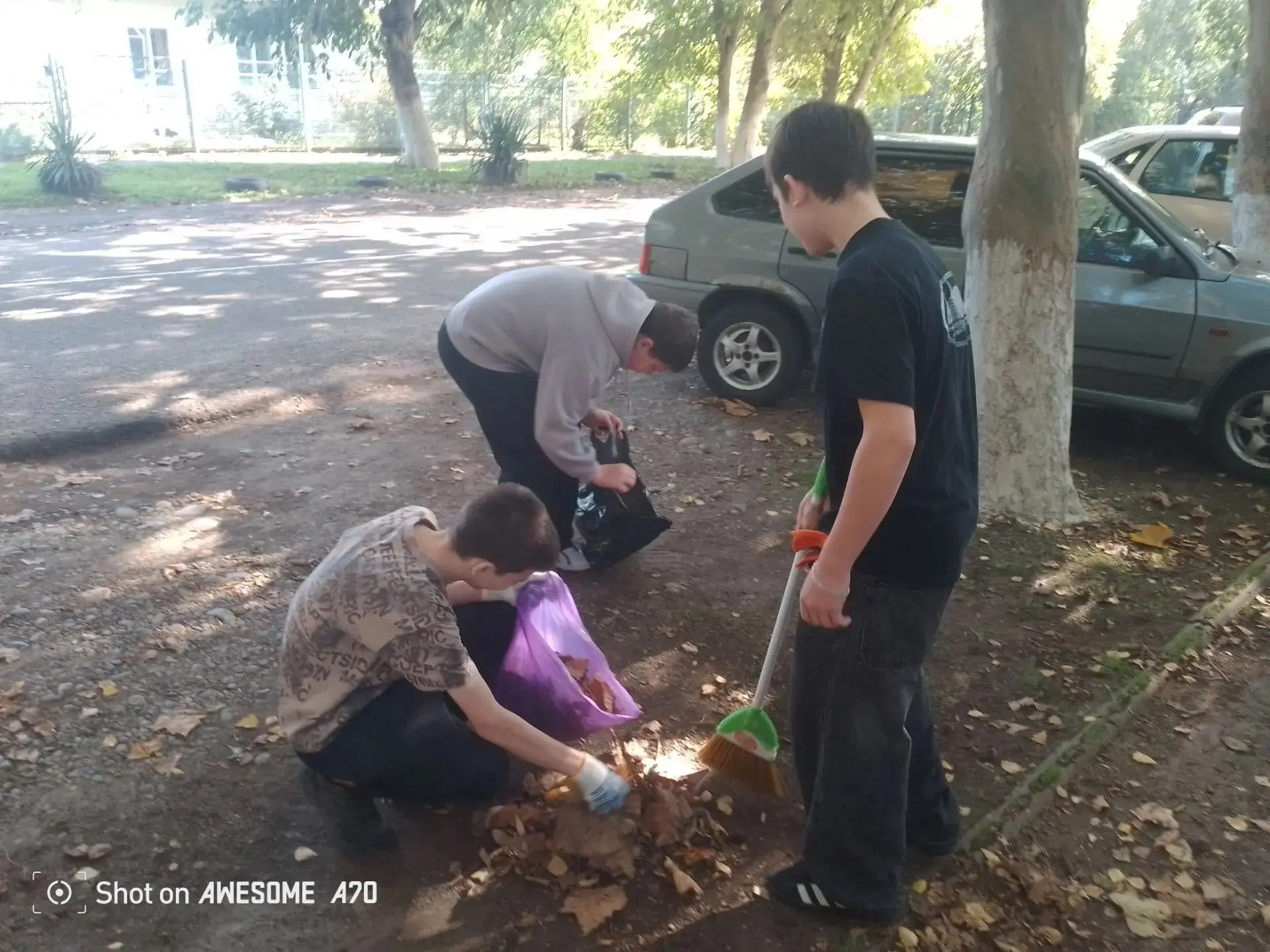 07.10.2026 г. 8 "А" класс. Субботник "Чистый город". Классный руководитель: Суворова И.В.