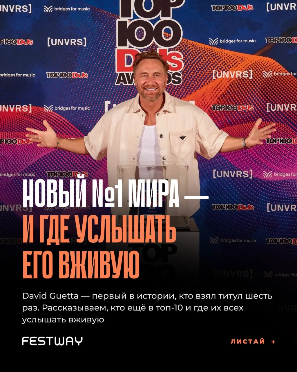 Шесть раз лучший диджей мира. Такого не делал никто — до Дэвида Гетты 🏆