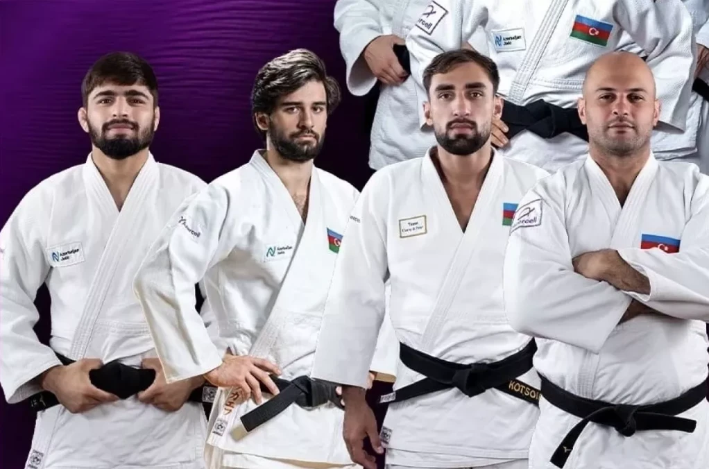 🇦🇿 Сборная Азербайджана по дзюдо разгромила Австрию со счетом 4:0 и вышла в 1/8 финал...