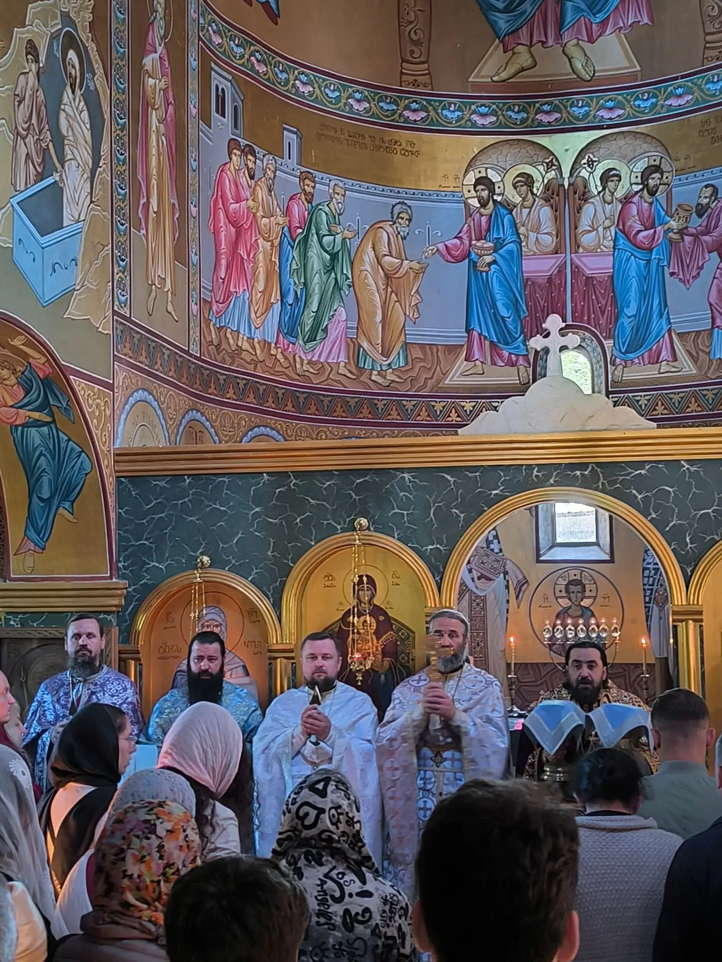 ✨Фрагменты Божественной Литургии в монастыре 13 Ассирийских Отцов (на грузинском и асси...